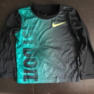 New nike dri fit long sleeve 2T